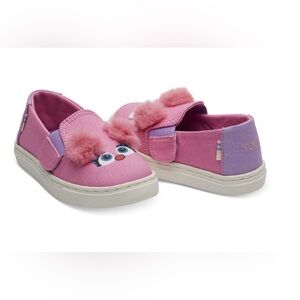 TOMS Abby Cadabby Sesame Street Luca Slip-Ons Size 7